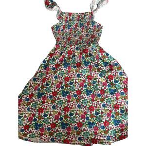 Mini Boden pink floral dress size 7-8